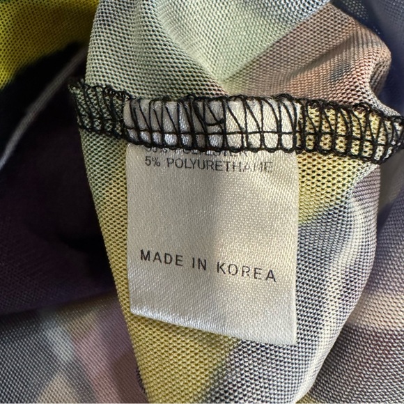 Damee Blouse Mesh Full Zip Artsy Funky s - Picture 5 of 5